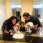 Shweta Bhardwaj Instagram - Happy birthday 🥳 to the my baby I gave birth to with my on hand ... 7 year old baby ur 2day thanks chanchan for giving us Shev wish u super happy healthy long life my pride and joy @chanchanshev proud mom dad @salilacharya @shivvyaashwetame