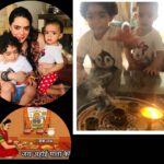 Shweta Bhardwaj Instagram – This fast for my baby’s @chanchanshev #TiaRay @rayacharya Arush addu  jai hoi mata #hoiashtmi happy health long life to my baby lots of blessings and to ever mother and her baby’s