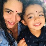 Shweta Bhardwaj Instagram – Why will I do that ❤️❤️❤️when we miss nanny @shakuntla08 we put her #bindi