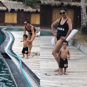 Shweta Bhardwaj Instagram - Its a task to even get a picture photo credit @salilacharya #babyray