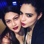 Shweta Bhardwaj Instagram - @sneha_dw and #me with r #lipstick #shads of #red