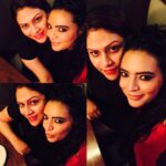 Shweta Bhardwaj Instagram – #me and @sneha_dw time pass waiting for food