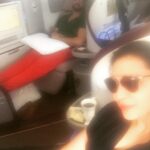 Shweta Bhardwaj Instagram – Goodbye #london its a #wrap @salilacharya and me on a #jet-plane back  @chanchanshev cant wait to get back to my babies