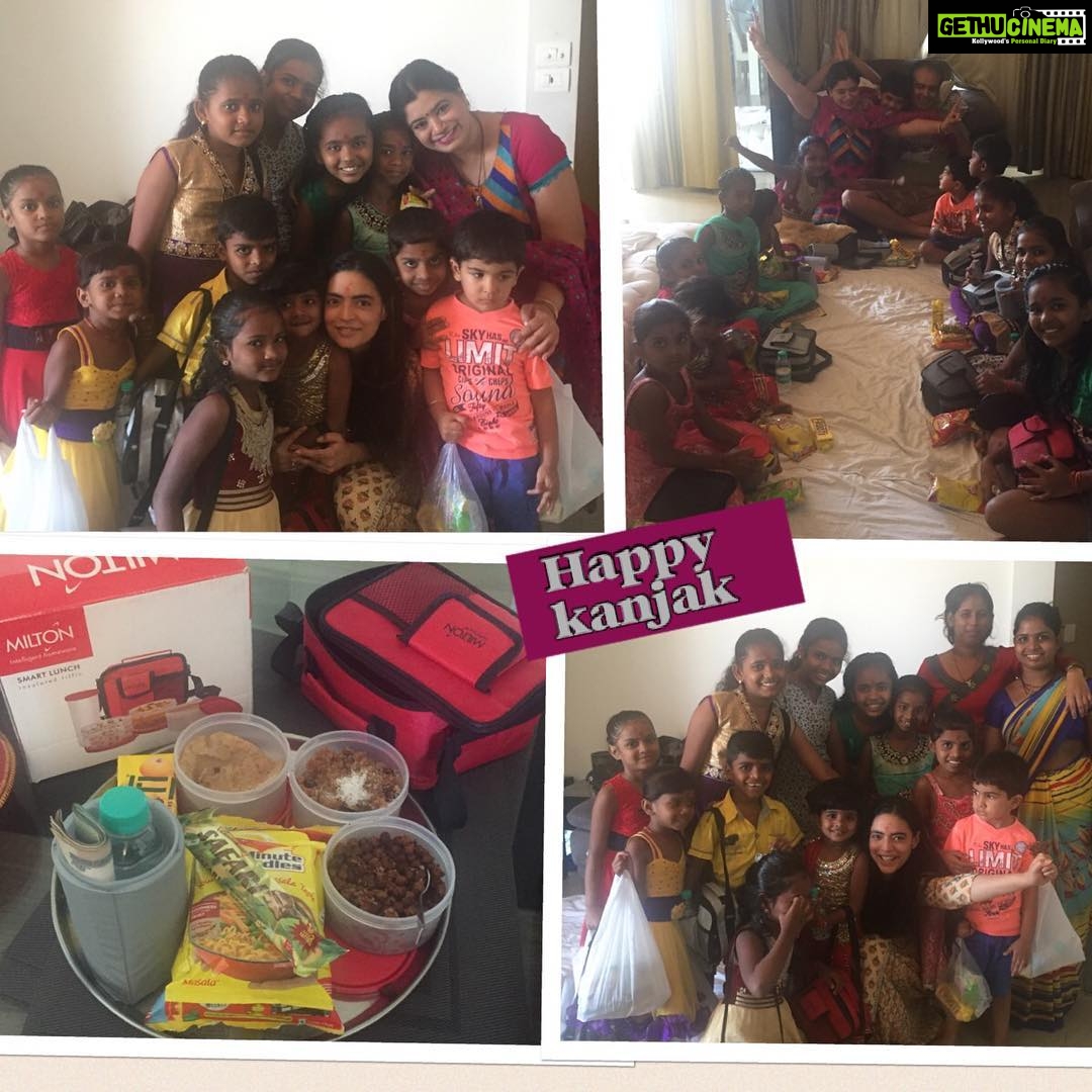 Shweta Bhardwaj Instagram - #happy #kanjak #every #one love my house 2day with full of love ,blessing #jaimatadi #thankugodforeverything