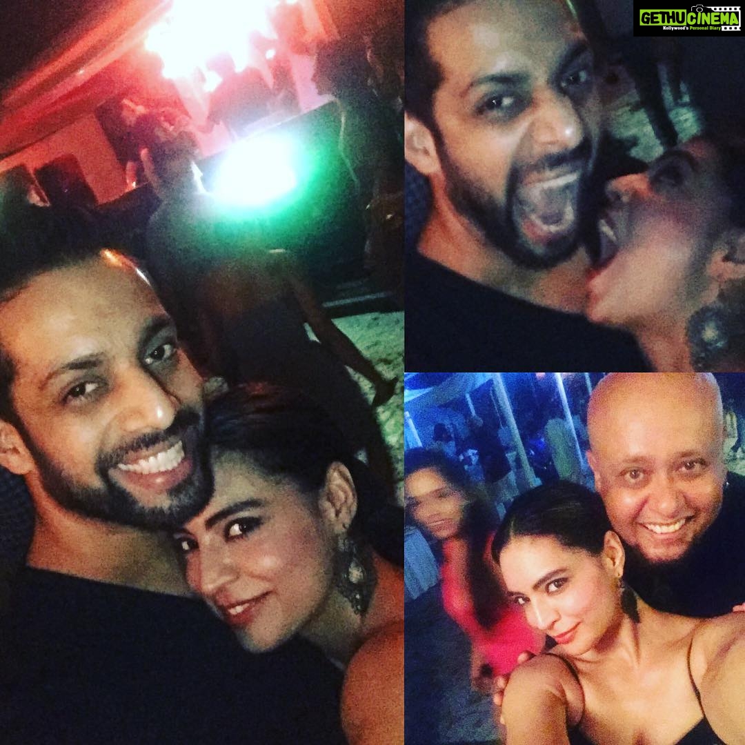 Shweta Bhardwaj Instagram - #abhitohpartyshuruhuihai #goa #dara @salilacharya #Marbella Marbela Beach Resort