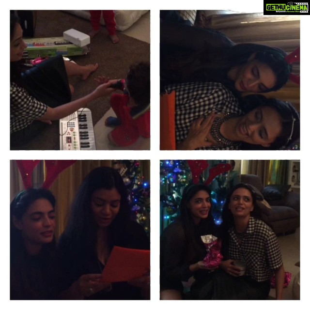 Shweta Bhardwaj Instagram - Christmas time @roshnichopra @sidakumar @sunitabhardwaja @salilacharya and the kids who r not yet have a account in instagram aarush addu jai
