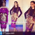 Shweta Bhardwaj Instagram – #Repost from @swapnil581 with @repostapp — #shwetabharadwaj#greygoose#vogue#off the runway # pathani skirt #swapnil shinde