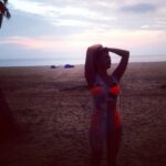 Shweta Bhardwaj Instagram - #sun set #chennapalli #beach #at #carnousti #ayurvedic #sap #resort #private #beach