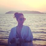 Shweta Bhardwaj Instagram – #me #my #green tea #sun set #goa