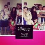 Shweta Bhardwaj Instagram - #holi #happy #family