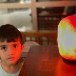 Sibi Sathyaraj Instagram - Enjoying the light on his face! #Samaran #SamaranSibiraj #ranbrothers #starkid #kids #kidsofinstagram