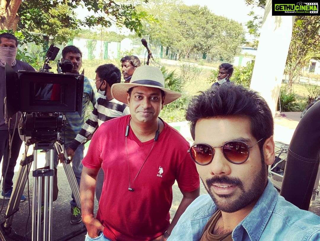 Sibi Sathyaraj Instagram - Final Schedule for #Maayon in progress!😊🙏🏻 #ilayaraja #Rajasir #maestro #sibiraj #Sibisathyaraj @itstanya_official #tamilcinema #tamilmovies #kollywood
