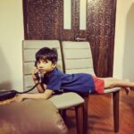 Sibi Sathyaraj Instagram - Dheeran’s #ImWaiting moment😃 #throwback #Sibiraj #sibisathyaraj #dheeransibiraj #dheeran #kidsofinstagram #childhood