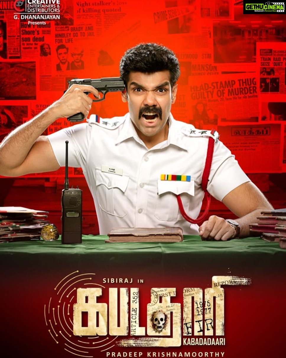 Sibi Sathyaraj Instagram - Here’s the 2nd look of #kabadadaari ! #Sibiraj #sibisathyaraj