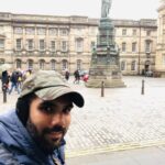 Sibi Sathyaraj Instagram - #throwback #throwbackpicture #uktrip2019 #edinburgh #scotland #Traveldiaries #missthosedays #Sibiraj #Sibisathyaraj #Familygoals #RevathiSibiraj #dheeransibiraj