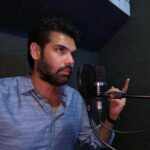 Sibi Sathyaraj Instagram - Started dubbing for #Ranger 🐅 today! @ramyanambessan @iammadhushalini #dharaneedaran @auraacinemas