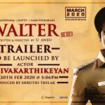 Sibi Sathyaraj Instagram – #WalterTrailer to be revealed by @sivakarthikeyan bro at 5:06 pm tomorrow! #Sibiraj #Sibisathyaraj @shirinkanchwala