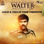 Sibi Sathyaraj Instagram - #WalterAudioFromTomorrow #Walter #Sibiraj #Sibisathyaraj @shirinkanchwala