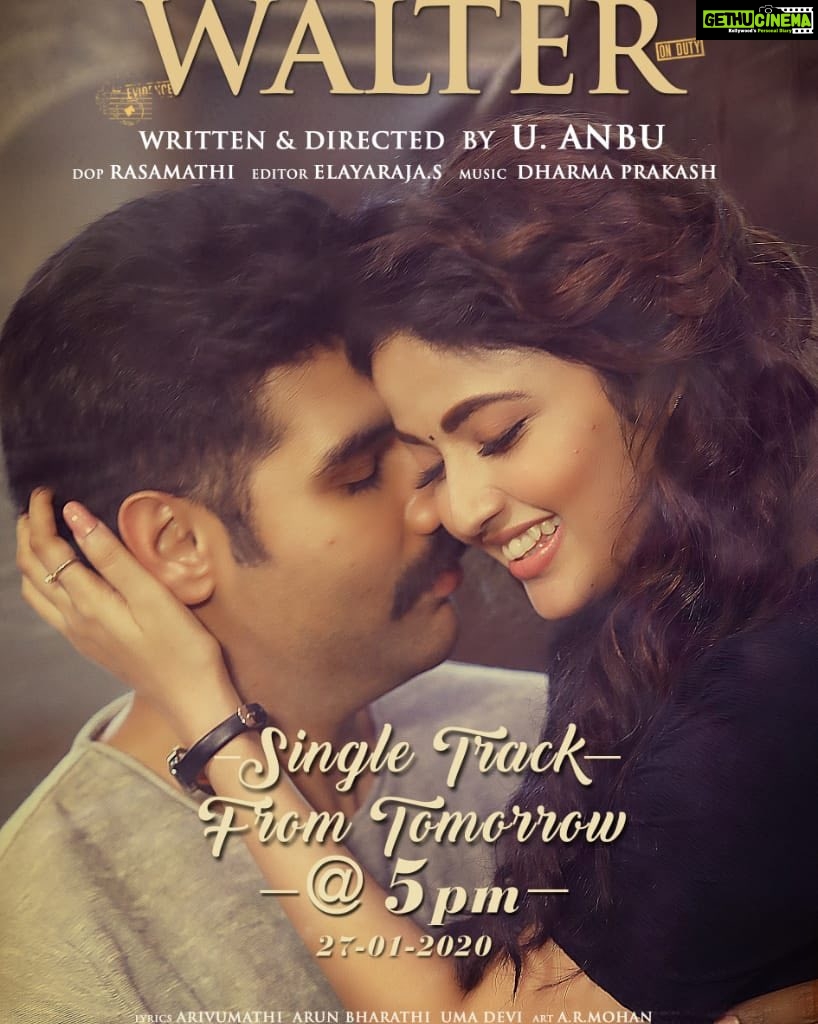 Sibi Sathyaraj Instagram - #WALTER Single track from tomorrow! #Sibiraj #Sibisathyaraj @anbu_dir @shirinkanchwala