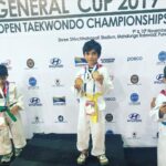 Sibi Sathyaraj Instagram - Extremely happy and proud to share that my son #Dheeran has won 2 Gold medals in the National level Taekwondo championship 2019 that happened today in #Pune😊🙏🏻 #DheeranSibiraj #Taekwondo #Pune #ProudParents #தமிழன்