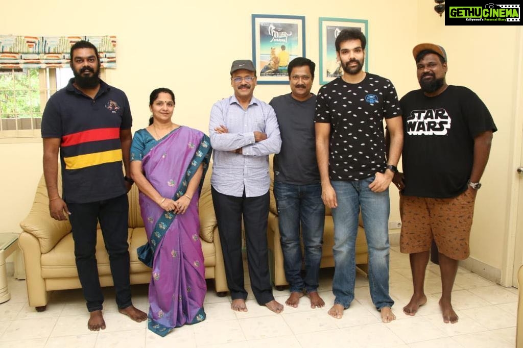 Sibi Sathyaraj Instagram - Happy to join hands with National award winning producer @Dhananjayang sir and @lalithagd mam for a new film to be directed by @Directorpradeep. Appa and #Nasser sir will also be playing a crucial role! #TeamSathyaIsBack #Sathyaraj @CreativeEnt4 @simonkking @johnroshan