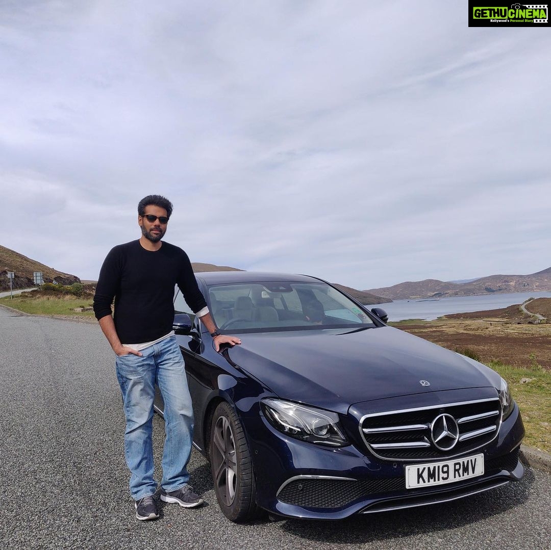 Sibi Sathyaraj Instagram - Driving to #Portree from #Lochness! #roadtrip #roadstodrivebeforeyoudie #isleofskye #Scotland #Inverness #UkTrip2019 #familygoals #summerholidays #mercedesbenz #mercedes #e220d #windyday #photosofbritain