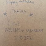 Sibi Sathyaraj Instagram - Special wishes from Dheeran and Samaran 😊 #happybirthdaysathyaraj #HBDAppa #dheeransibiraj #samaransibiraj #SathyaRaj #PuratchiThamizhan #SathyaRajiyam #ActorSathyaRaj #Sibiraj #ProudSon #Inspiration #Grateful