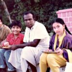 Sibi Sathyaraj Instagram - Wishing the Undisputed King of Comedy, Goundamani uncle a very happy bday😊💐 #Goundamani #ComedyKing #Comedy #Sibiraj #Sibisathyaraj #DivyaSathyaraj #HappyBirthday #tamilcinema #90skids #kollywood #HBD