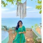 Sija Rose Instagram - Places,moments and time remain as memories forever... . Cherishing memories cuz thats all i have! . Thank you @rithuclothing for this elegant top . #travel #cliffstories #beach #greenblue #cheerstolife