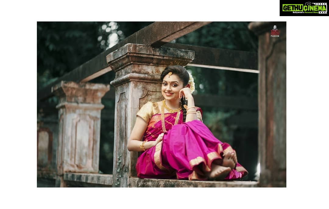 Sija Rose Instagram - 🦄 . 📷 @mad_george_fashion . #saree #magenta #colourpop #indian #traditional #poser #kannamma #kanmani #colourpop
