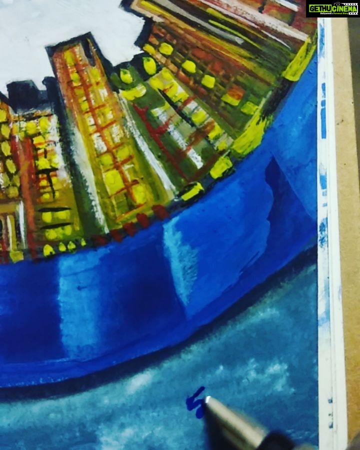 Sija Rose Instagram - Many of you have your own talents and passion. When you follow them, you find yourself totally merged in it, your mind at peace, no pressure or worries. That's when you love being you! Make peace with Yourself! #sketch #sketchbook #citylights #drawing #loveyourself