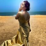 Sija Rose Instagram - A golden badge to all those who took time to wish me . Thank you . Hope to be wiser this year . Post birthday pic🌟 . Attire: @leirakuncysiby #that #goldendress #pearlsonthem #beachgirl #grateful #fortheone 💕
