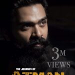 Silambarasan Instagram - Thank you for all your love! Hope the journey inspires countless more! Three million is just the start to a lot more! Link in BIO… https://youtu.be/lrBqX_8tIdc Love, #atman #silambarasantr