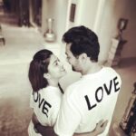 Sneha Instagram - Don't fall in LOVE . . . . . . Rise in LOVE♥️♥️♥️ ❤@prasanna_actor 📸@renukapraveen #valentineday #forever #love #spreadlove #stayhappy