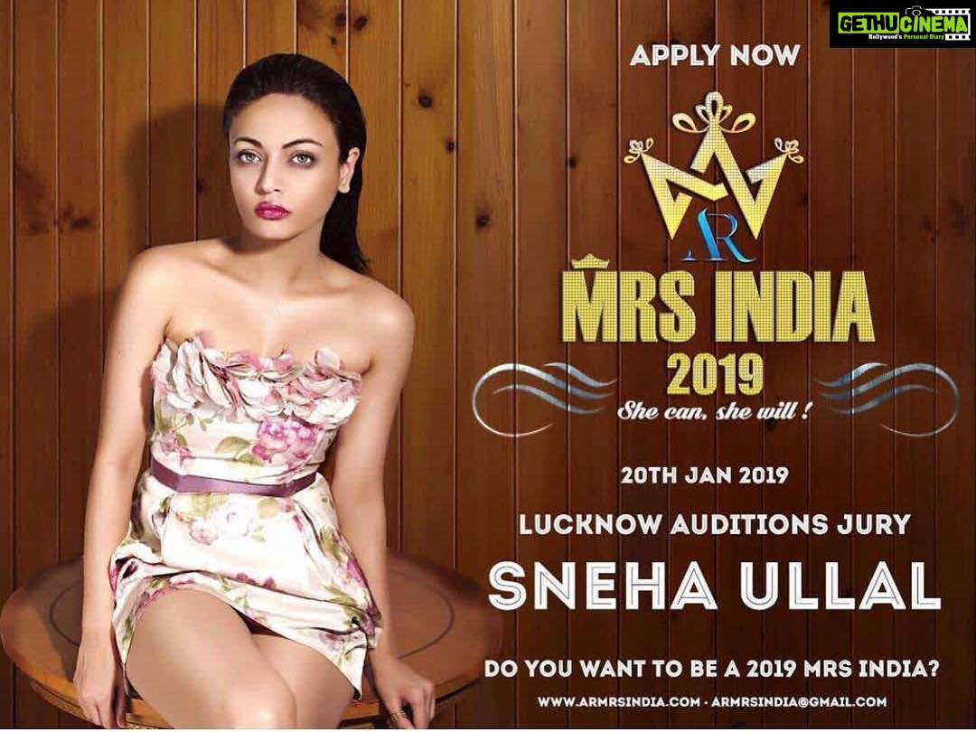 Sneha Ullal Instagram - Im not a mrs yet so i cant audition 🥰 but your invited to audition for Mrs.India 2019 beginning with Lucknow. #snehaullal @armrsindia