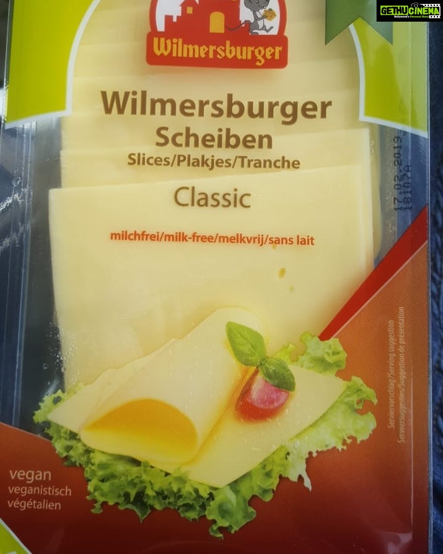 Sneha Ullal Instagram - Vegan cheese baby ๐๐ป๐๐ป๐๐ป @sarathshetty how do i thank you??? I definitely wont say thank you and hug you and then eat the cheese with excitement.Right? Then? Wait, what would i do?How do i thank my closest people? WAIT ? what? ๐ณ๐คจ๐๐