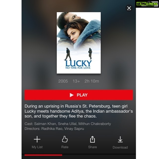Sneha Ullal Instagram - They call me Lucky 🍀 and now i am on netflix 😘 @netflix_in