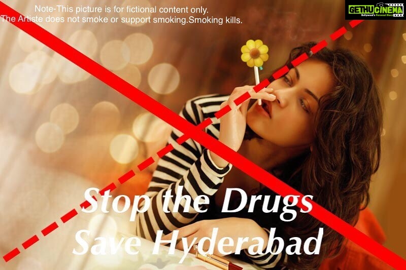Sneha Ullal Instagram - Udta Hyderabad? #saynotodrugs (I dont smoke, support or encourage smoking.Smoking kills 💀)