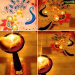 Sneha Ullal Instagram - My Rangoli Efforts #diwalicelebrations #yipee
