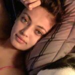 Sneha Ullal Instagram - Look who sleeps with me every night. 🐈‍⬛ Picket girl. #snehaullal