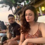 Sneha Ullal Instagram - What were you looking at 😂😂😂😂😂? @frankgueizelar #snehaullal #frankgueizelar