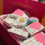 Sneha Ullal Instagram - Cutest lil gifts ever.Thank you @scoobiesstores .The love and passion in this hamper meant a million times more than what it cost.So i thought ill post this and share the love with the rest of my Instagramers.Order the cutest gifts from @scoobiesstores 🌷💚Made my day.