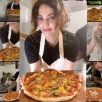 Sneha Ullal Instagram - Homemade Pizza Cant wait to share the recipe with you.Stay tuned.Plantbased recipes with Chef @frankgueizelar 👨‍🍳 🍕💚