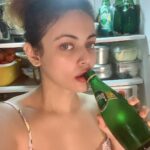 Sneha Ullal Instagram – Guess my mood 
A-Sparkle 
B-Bitchy In My Fridge