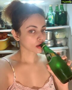 Sneha Ullal Instagram - Guess my mood A-Sparkle B-Bitchy In My Fridge