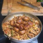 Sneha Ullal Instagram - Noodles with Veg manchurian Cultivating some serious cooking skills. No animals were harmed while preparing this dish. . . . #snehaullal #corona #covid #stayhome #vegan