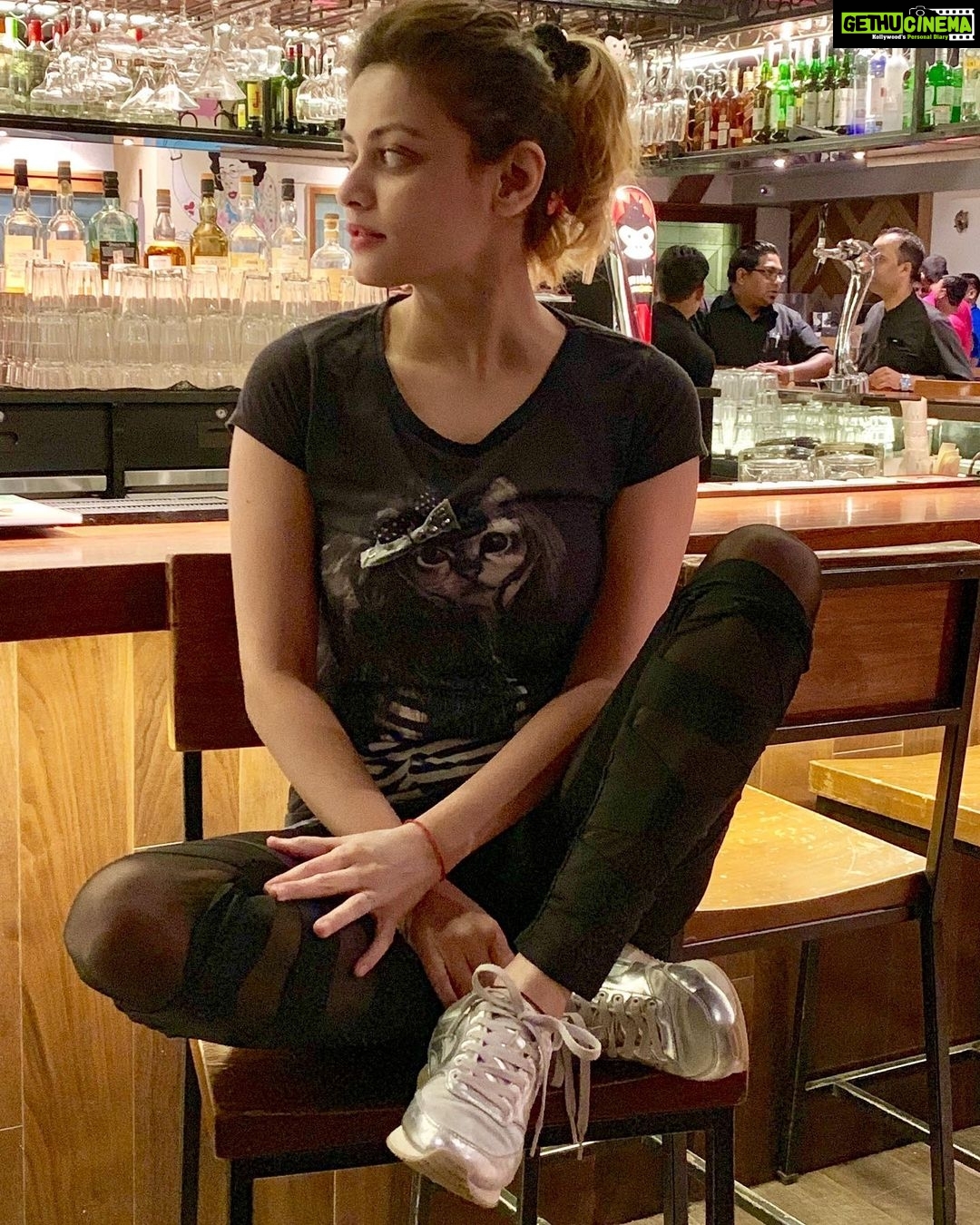 Sneha Ullal Instagram - Candid.Yep i always sit like that.💁🏻♀️