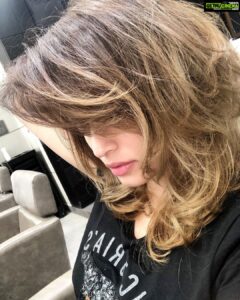 Sneha Ullal Instagram - ASH BLONDE BY @podhairdressingacademy @ip_o_d #hairbypod
