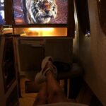 Sneha Ullal Instagram – Day-twilight-Night @emirates Somewhere in the Middle of No Where