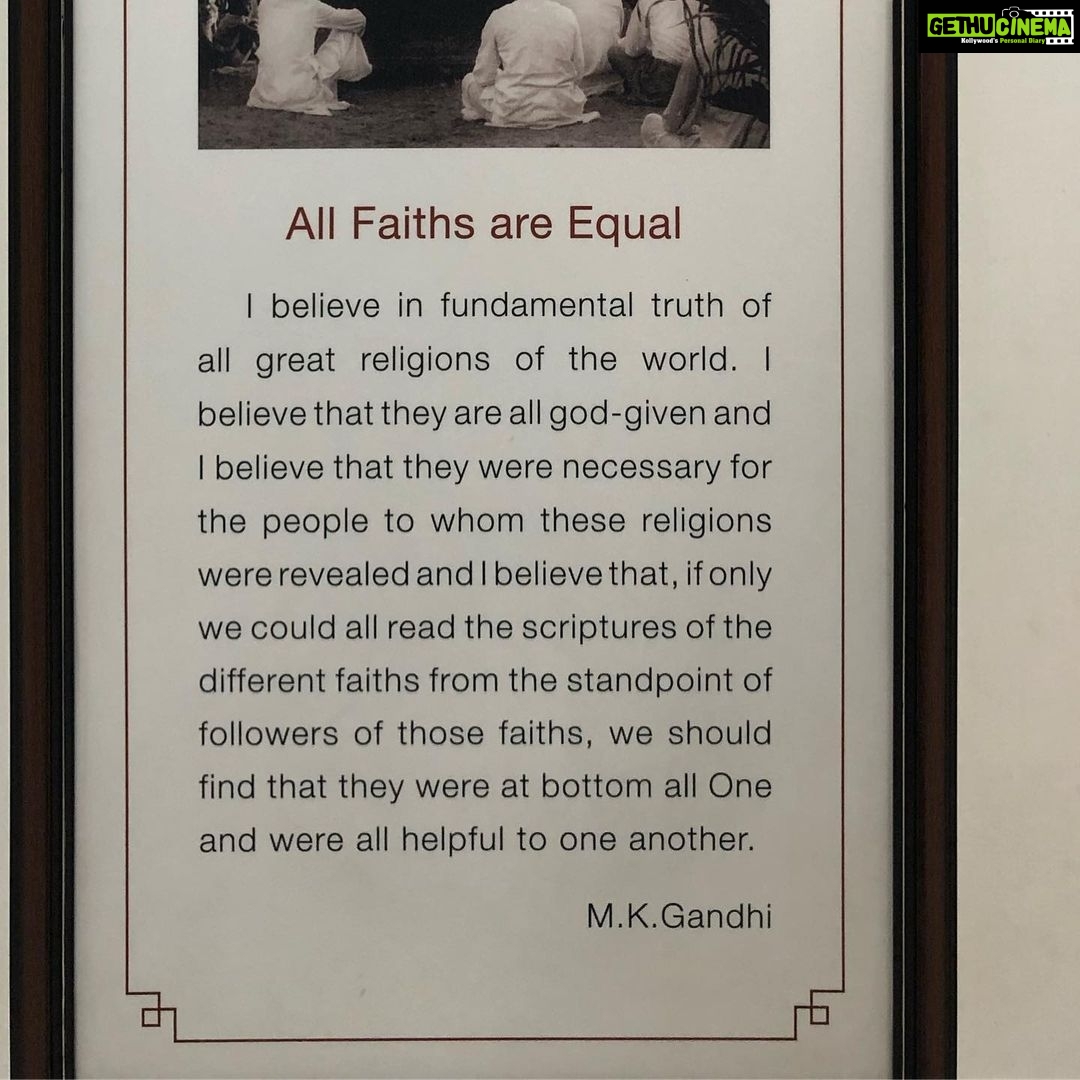 Sneha Ullal Instagram - From his mind to mine to hopefully yours. #keepitreal #snehaullal #gandhi Gandhi Smriti and Darshan Samiti
